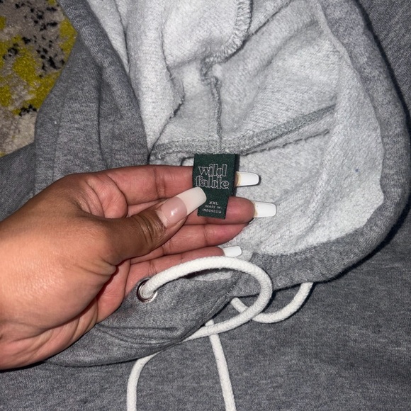 Wild Fable Crop Hoodies - black & gray - Picture 5 of 5